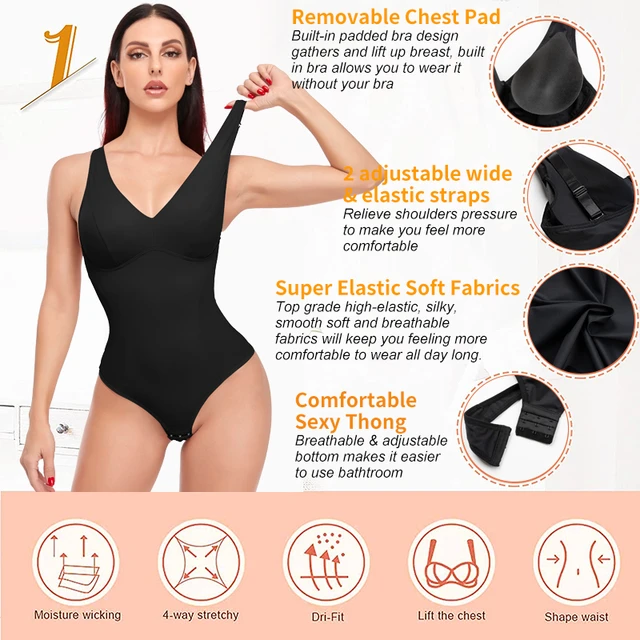 New Shaping Satin Thong Bodysuit Slimming Sexy Women Falt Belly Corset  Adjustable Tummy Control Shapewear Body Shaper - AliExpress