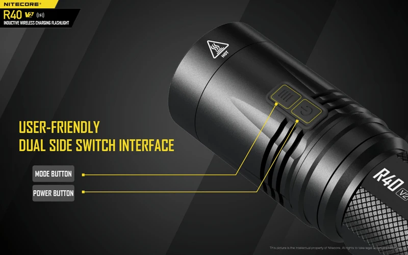 NITECORE R40 V2 Wireless Charging Flashlight (16)