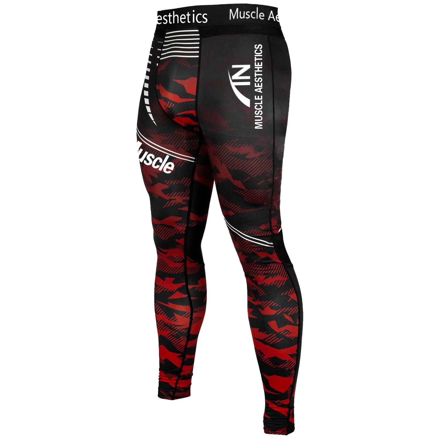 

Muscle Fitness New Outdoor Sports High Stretch Tights Men's Quickdrying Breathable Training Pants Running Gym Pants Bodybuilding