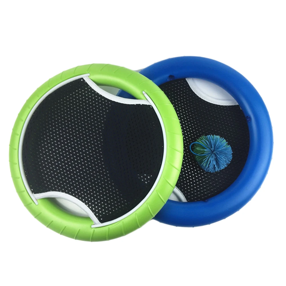 

Kid'S Outdoor Trampoline Paddle Ball Set Bouce-Back Trampoline Paddle Ball Game Flying Disc Children'S Outdoor Beach Game Set