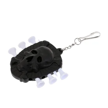 

Golf Tee Holder With Tees Ball Maker Plastic Accessory Black
