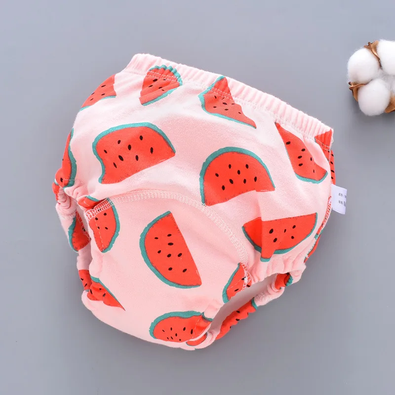 Baby Training Pants Cloth Diapers Washable 6 Layers Gauze Cover Breathable Spring Reusable Newborn Diaper 0-3Y Toddler Panties