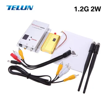 

1.2G Hz 8CH 2W 2000mW FPV 1-5km Distance Wireless Audio Video CCTV Transmitter Receiver Partom