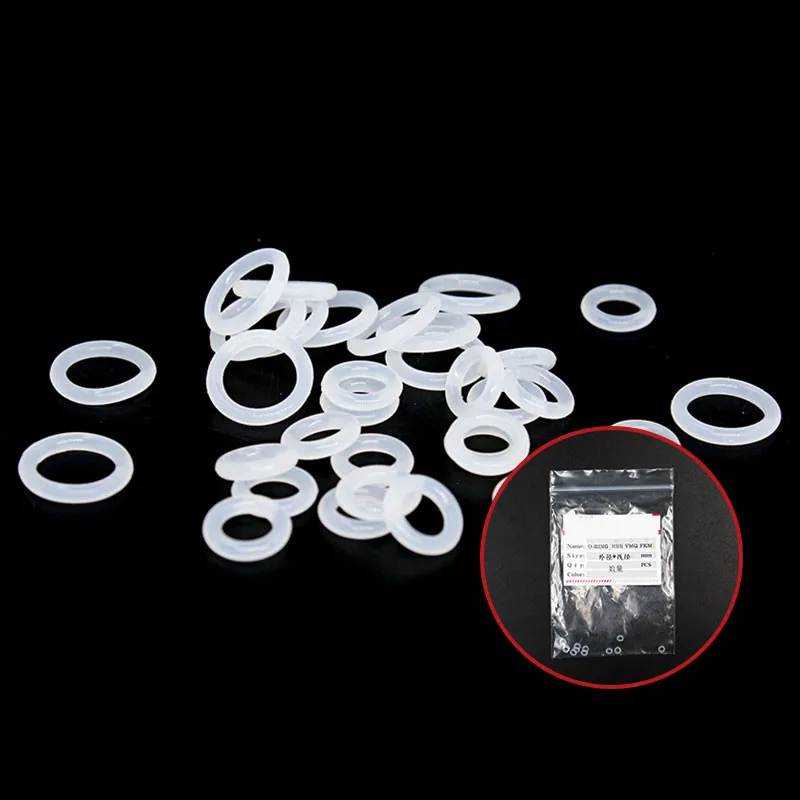 

O type silica gel ring seal ring inner diameter 1.8/2/2.5/2.8/3.15/3.55/3.75/4.5/5*1.8