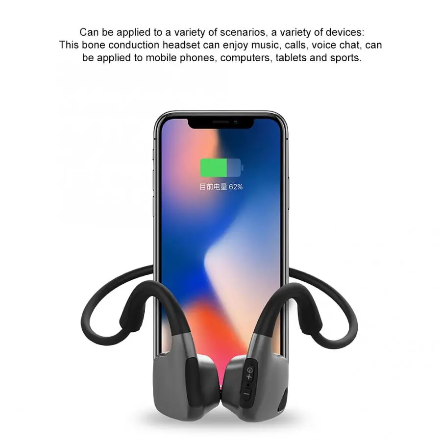 Новая беспроводная Спортивная гарнитура R9 Bluetooth V5.0 наушники костной проводимости наушники