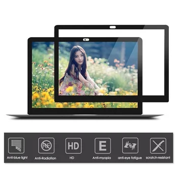 

Easy Paste No Bubble Screens Protective film Black Frame For 2016/2017/2018/2019 New MacBook Pro Touch Bar 15.4 inch A1707 A1990