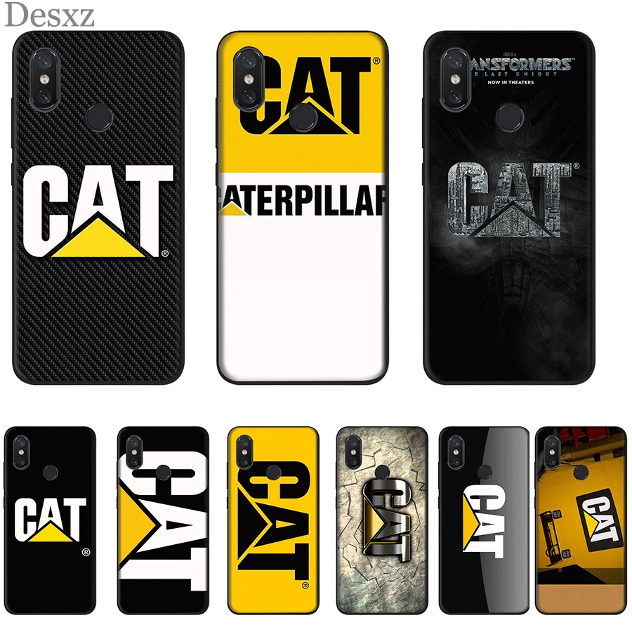 

Mobile Cell Phone Case for xiaomi Redmi Note 6 7 8 Pro 5 5A 4X Prime K30 Poco X2 Cover Caterpillar Logo Cute