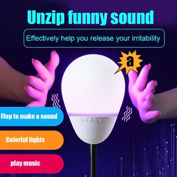 

Newly USB Portable Bluetooth Decompression Speaker Colorful lights Wireless Multifunctional Music Player