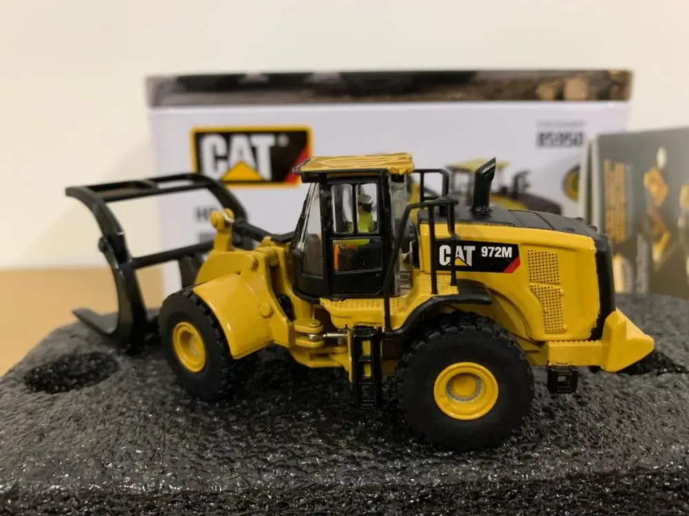 Caterpillar Cat 972 м колесный погрузчик с бревенчатой вилкой HO Scale 1:87 бренд Diecast Masters 85950|dump
