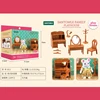 1:12 Forest Animal Family Villa Furniture Doll Toy Forest Family Mini Bedroom Set DIY Miniatura Doll House Children Furniture 6