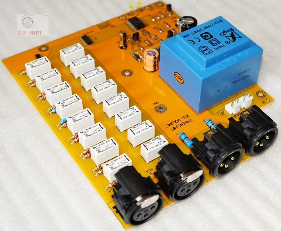 US $54.28 Advanced Relay Volume Control BoardBalance PotentiometerBalance FrontPassive FrontKit
