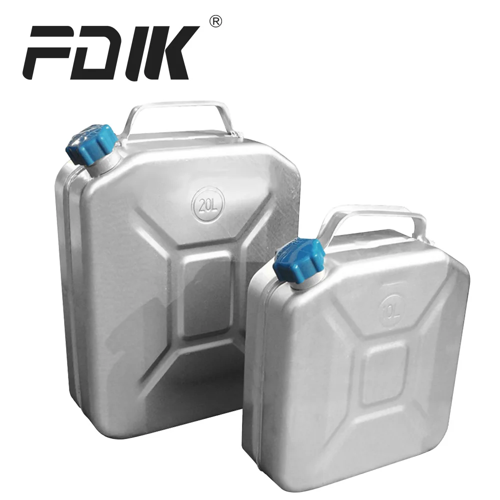 TopAuto 10L 12L Алюминая Канистра для Топлива Бензина Дизели Воды Топливный Бак