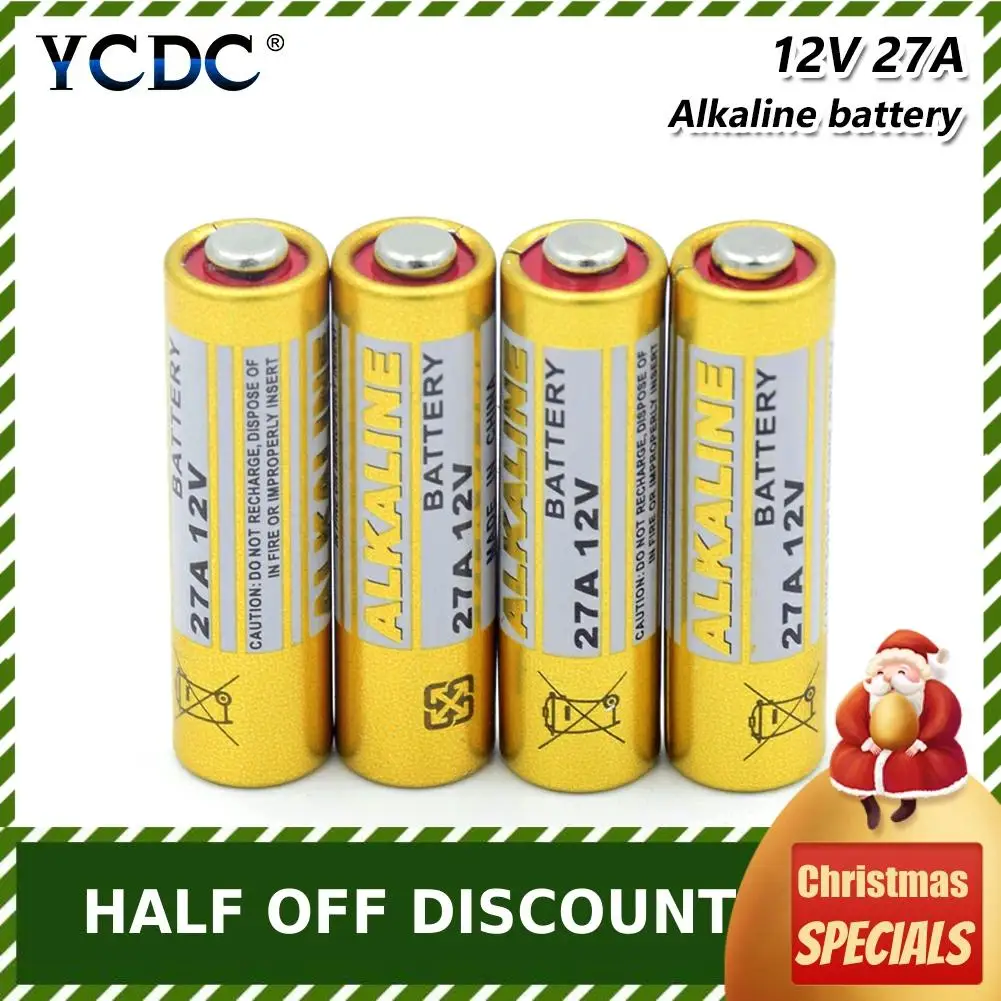 YCDC Сменное 12В щелочные Батарея 27A MN27 E27A L828 E27 VR27 CA22 батареи для будильников калькуляторы Batteria