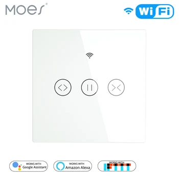 

Tuya WiFi Smart Curtain Blind Switch for Electric Motorized Curtain Roller Shutter Works with Alexa Google Home Smart Home