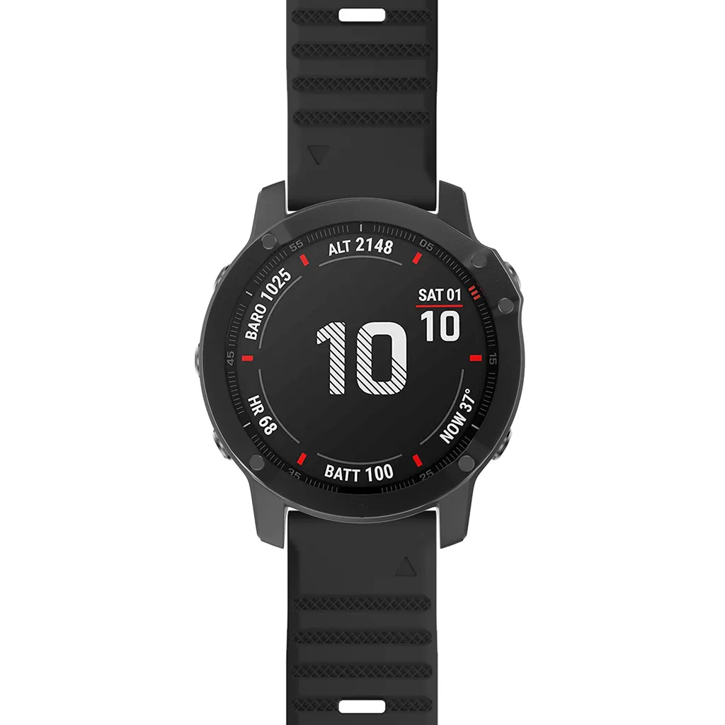 Fenix6x Pro быстросъемный силиконовый ремешок для Garmin Fenix 6X 5X plus 26 мм ремешок 22 мм Fenix 6 Pro 5 часы Easyfit Ремешки для наручных часов