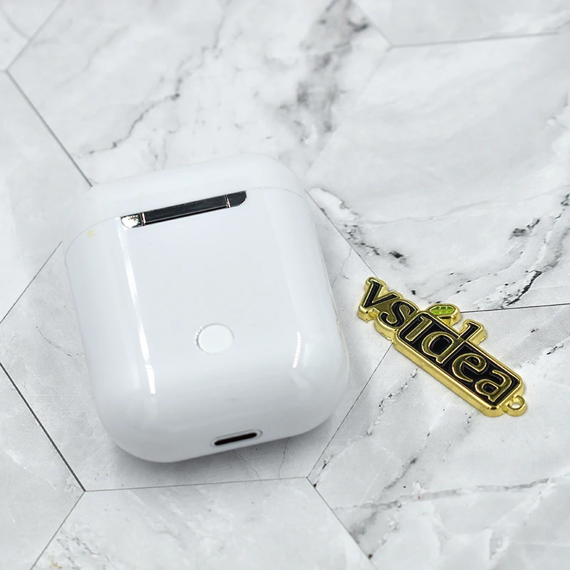 Белый Красочные Bluetooth наушники Tws Inpods i12 стерео Беспроводная гарнитура бас Спорт Музыка наушники с микрофоном для iphone и смартфонов - Цвет: Белый