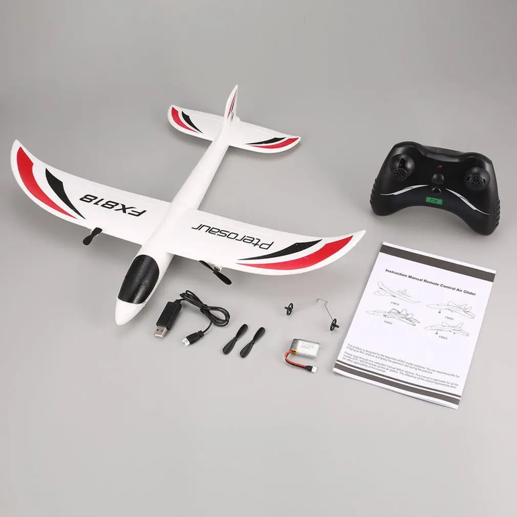 

NEW FX FX-818/820 RC Glider 2.4G 2CH Remote Control Glider 475mm Wingspan EPP RC Fixed Wing Airplane Aircraft Adult Kids Toys