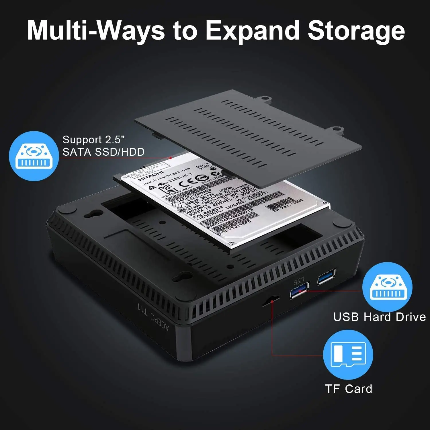 Acepc T11 Mini Pc Windows Cpu Intel 