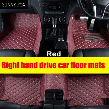 

"Right hand drive/RHD Car floor mats for Cadillac CTS XTS SRX SLS Escalade 5D car-styling all weather carpet floor liner "
