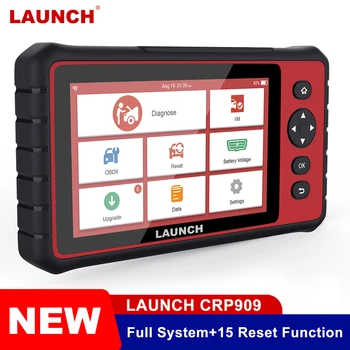 

LAUNCH X431 CRP909 OBD2 Scanner Automotive Car Diagnostic Tool All System Diagnose & Reset Service ODB 2 Auto Code Read Scanner