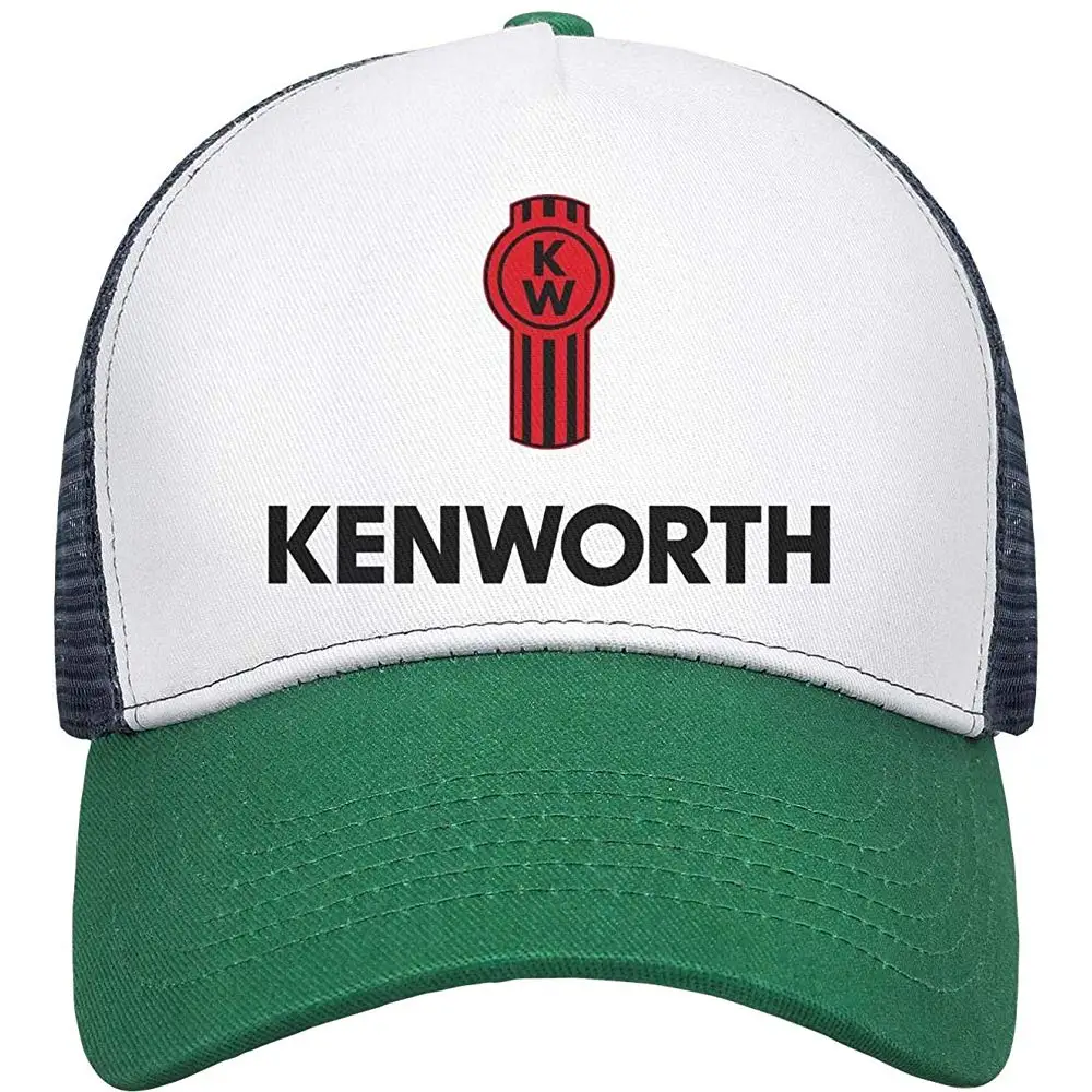 LHSPOSIFD унисекс мужские бейсболки повседневные регулируемые сетчатые плоские Brim-kenworth-w900-Trucks-Flat кепки