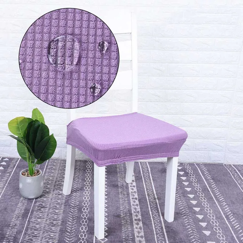 purple Водонепроницаемый Эластичный Чехол для стула чехол для сиденья чехол из флиса стрейч пылезащитный чехол для сиденья - Цвет: purple