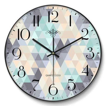

Creative Modern Large Wall Clock Living Room Simple Glass Kitchen Hanging Clock Wall Horloge Murale Decor Table Home Watch B60