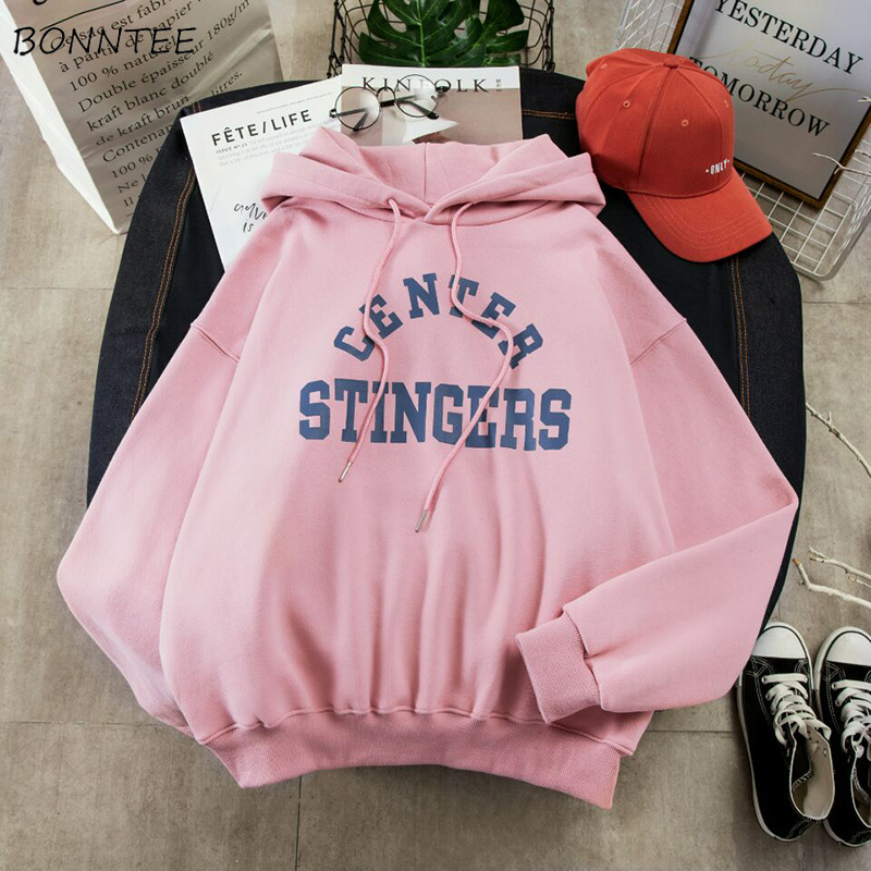 Printed Korean Style Ladies Hoodie