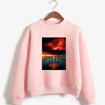 

Autumn Hip Hop o-neck kpop clothes man Stranger Things hoodies 2019 men autumn fleece full sleeve sweatshirts fashion pullovers