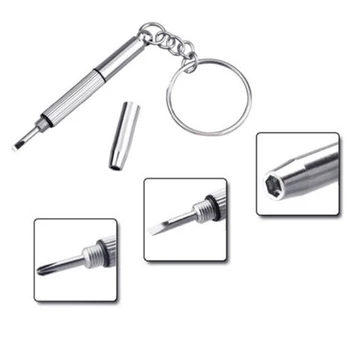 

1pcs Portable Mini Multi-function Screwdriver Glasses Srewdriver Tool For Phone And Watch Three-in-one Small Screwdriver