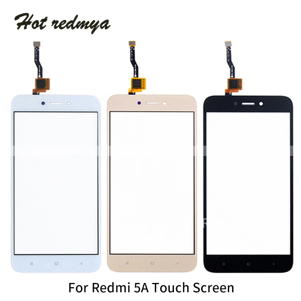 Сенсорный экран для Xiaomi Redmi Note 2 3 5A 4X Внешний стеклянный объектив дигитайзер передняя панель Замена датчика+ Инструменты