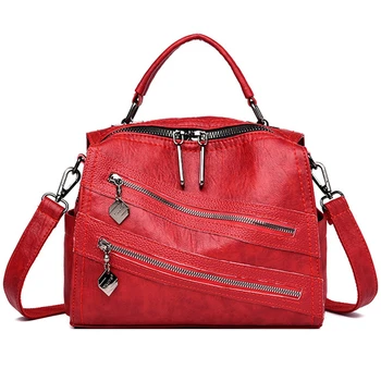 

MANHAN High Quality Leather Backpack Women 2020 Fashion Women Backpack Female Backpacks For Girls Top-handle Back pack Women