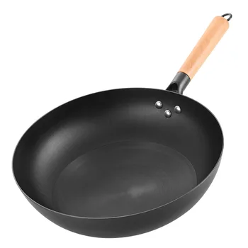 

Real stainless set pan without coating smoke pot, cast iron pan, general frying pan soup pot