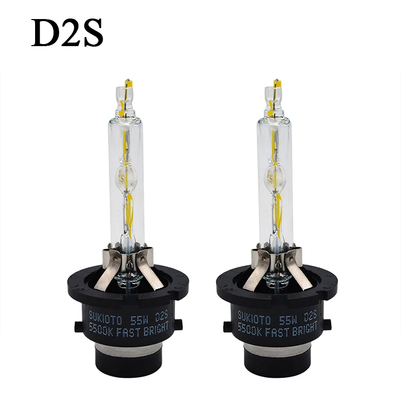 HIDLT Xenon 55 Вт D2S HID лампа 5500 к Быстрая яркая 35 D4S D2R D4R светильник для автомобиля