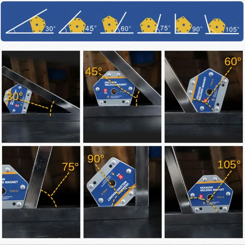 Single Switch Square Magnet On/Off Multi-angle FM2 Welding Magnetic Holder Tool