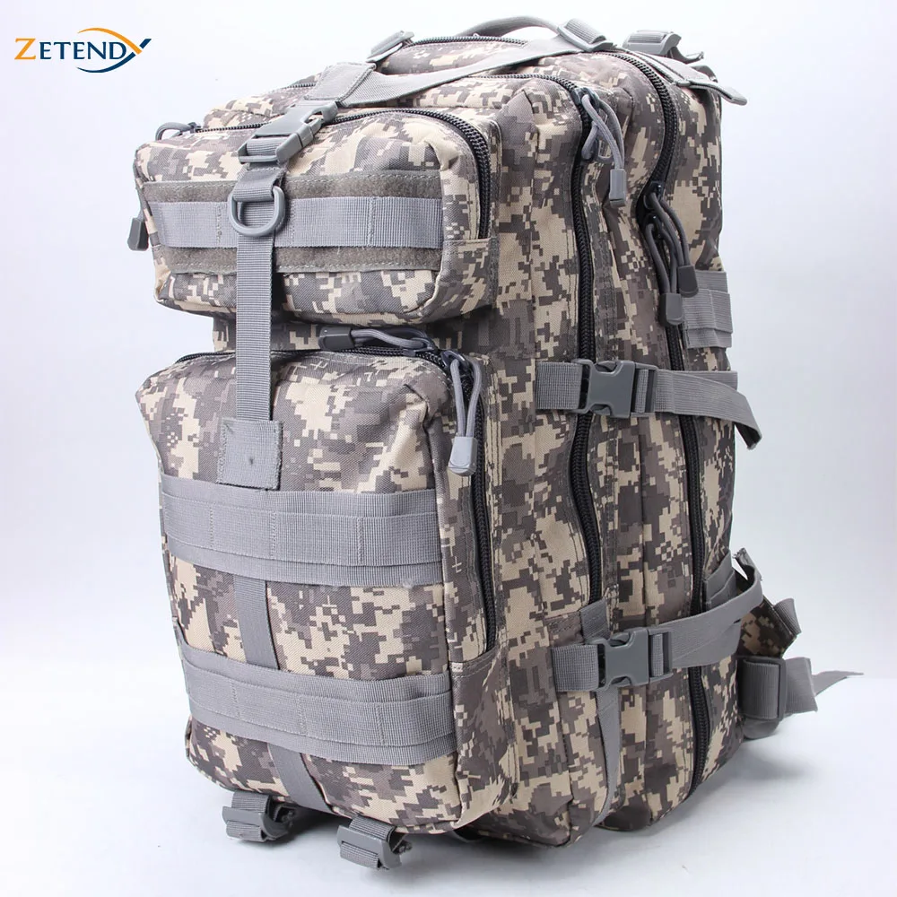 Desert camouflage Открытый спортивный наплечный вместительный рюкзак 3P сумка камуфляж многоцелевой Кемпинг Камуфляж Повседневная сумка нейлоновый материал - Цвет: Desert camouflage