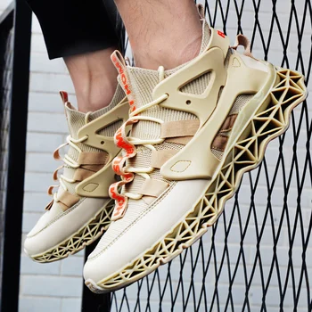 

Men's Chunky Hip Hop Sneakers Dad Shoe High Platform Shoes Off Classic Kanye White Leather Sneakers Tenis Masculino