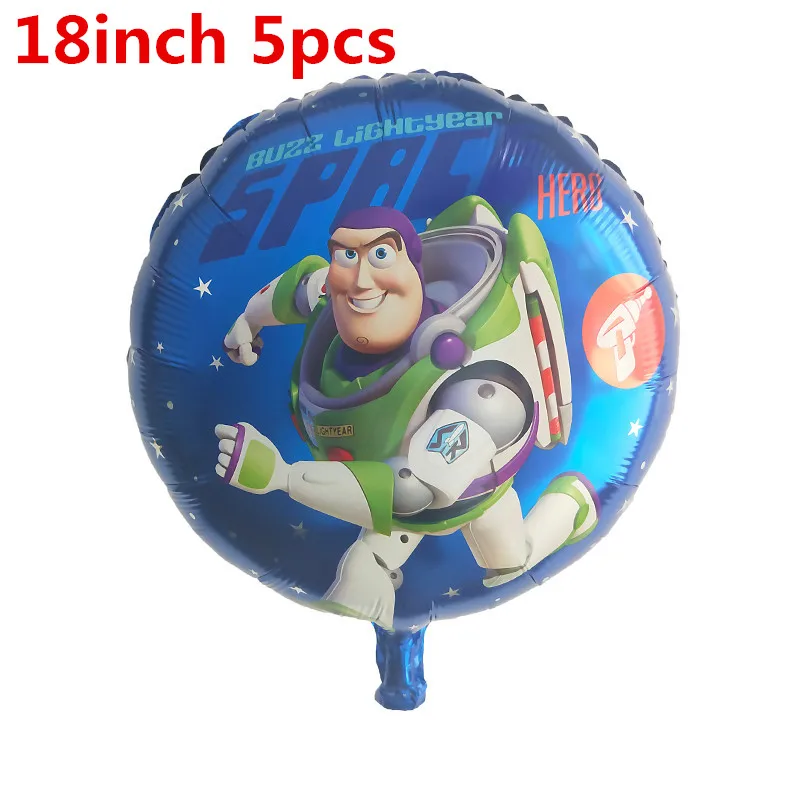 6 шт./компл. игрушка воздушные шары с Баззом лайтером с персонажами из мультфильмов из фольги гелиевый 30 дюймов номер синие шары история с днем рождения воздушные шары - Цвет: Золотой