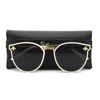 Trendy Round Designer Bee Sunglasses Women Men Fashion Mirror Gradient Sun Glasses Retro Eyewear UV400 Oculos De Sol Gafa 2
