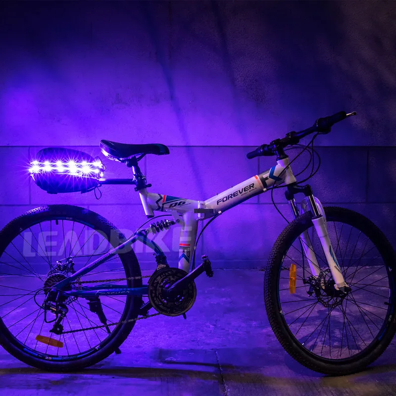 Leadbike светодиодный велосипед сумки задний стеллаж велосипедный светодиодный фонарь Pannier 16 шт светодиодный s большой емкости