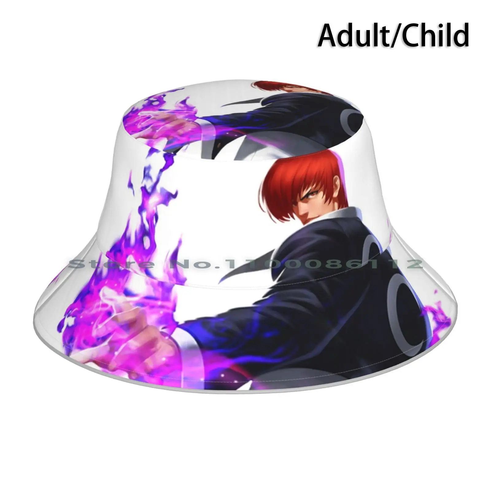 Ori Yagami Anime Manga The King Of Fighters 97 King Of Fighters Kof Fighter Bucket Hat Sun Cap Kof Snk Neogeo Arcade Video