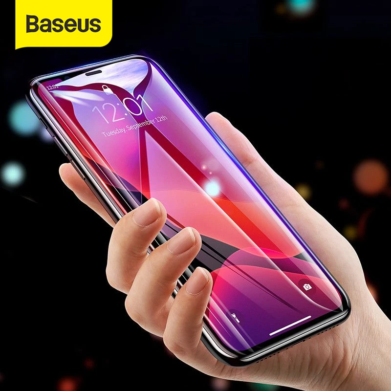 Baseus 0.3mm Full Coverage Protective Glass For iPhone 11 Pro Max Tempered Glass Screen Protector For iPhone 11 Pro Glass afbeelding