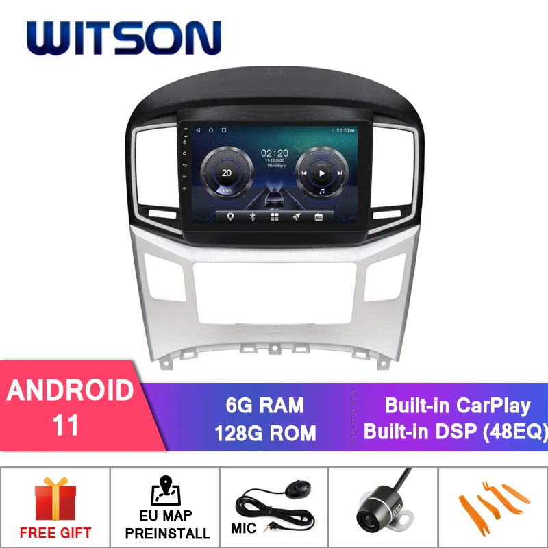 

WITSON Android 11 CAR DVD SYSTEM for HYUNDAI H1 2016 Car Multimedia Player Stereo AutoAudio GPS Navigation DVD Video Carplay