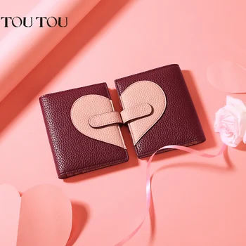 

Cute Designer Wallet Women Folding Snap Korean Unique Photo Wallet Women Minimalist Portafoglio Donna Ladies Purse DE60NQB