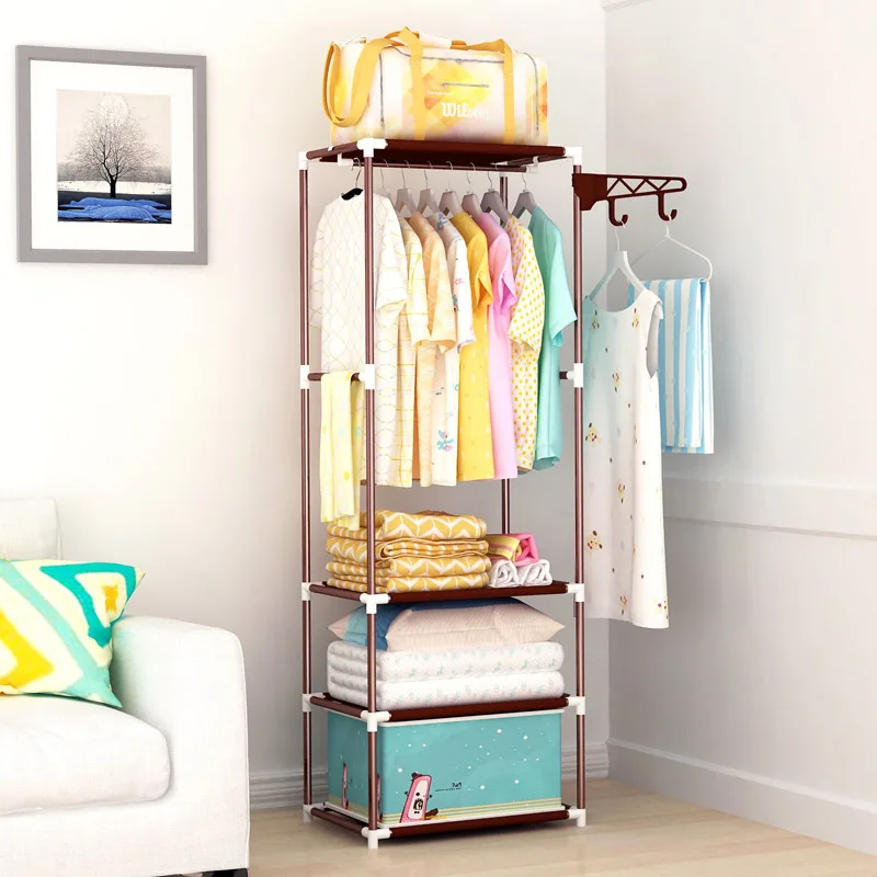 

New Style Multi-functional Hallstand Fashion Multilayer Clothes Rack Rotating Coat Hanger Storage Organizing Reinforced Floor Be