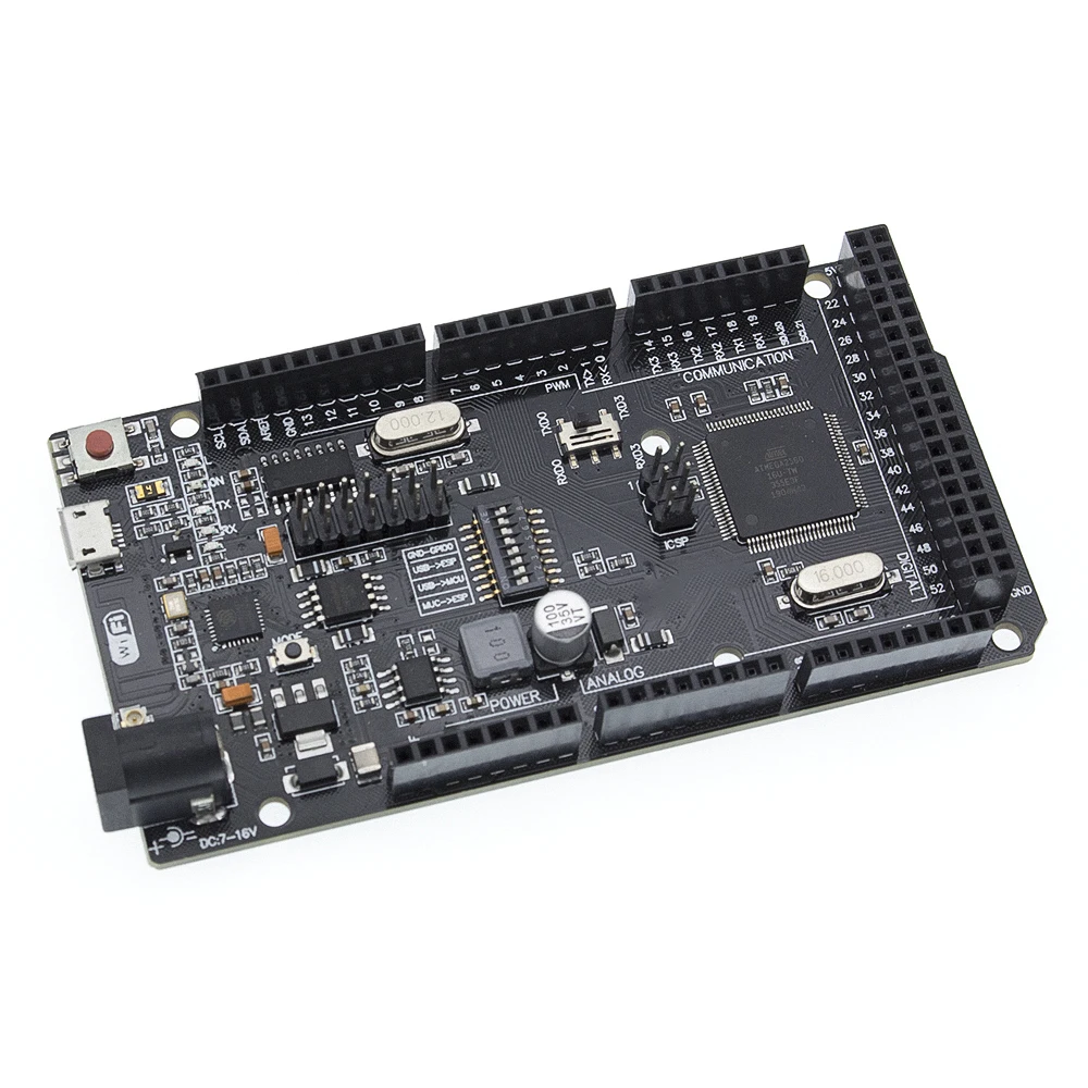Mega2560 + Wi Fi R3 ATmega2560 ESP8266 32 Мб памяти Φ CH340G. Совместимость с Arduino Mega NodeMCU для WeMos MEGA