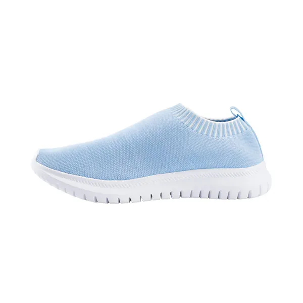 Xiaomi Youpin YQ Досуг Дышащие и легкие ботинки для ходьбы, летающий Трикотажный верх, летняя спортивная обувь для мужчин и женщин пары - Цвет: Blue 38