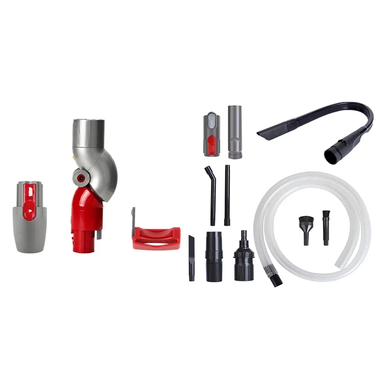 Спусковой замок и нижний адаптер для Dyson V7 V8 V10 V11 красная плоская всасывающая