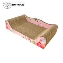 Cat Scratching Pads with Organic Catnip, Corrugated Paper Cat Scratcher Pads Protector for Furniture Couch Floor Eco-Friendly