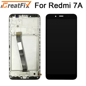 

Original for xiaomi Redmi 7A display LCD touch screen digitizer Assembly 10 Touch screen replacement with frame repair parts